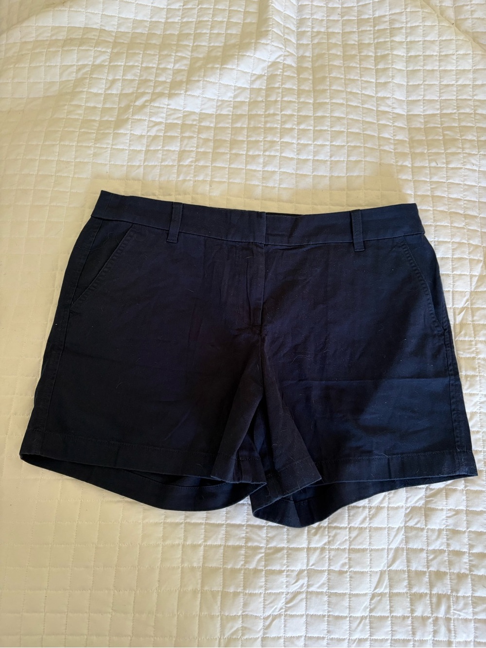 J. Crew Women’s Classic Navy Cotton Blend Shorts